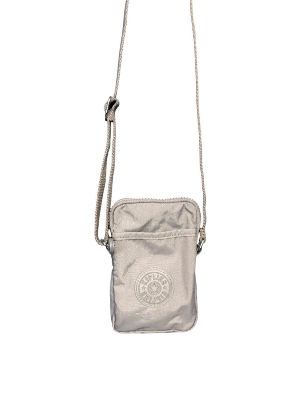 Kipling Gray Nylon Crossbody Bag
